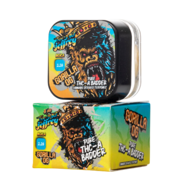 Trap'd Out Jeffrey THC-A Badder Dabs 2.2G - Image 4