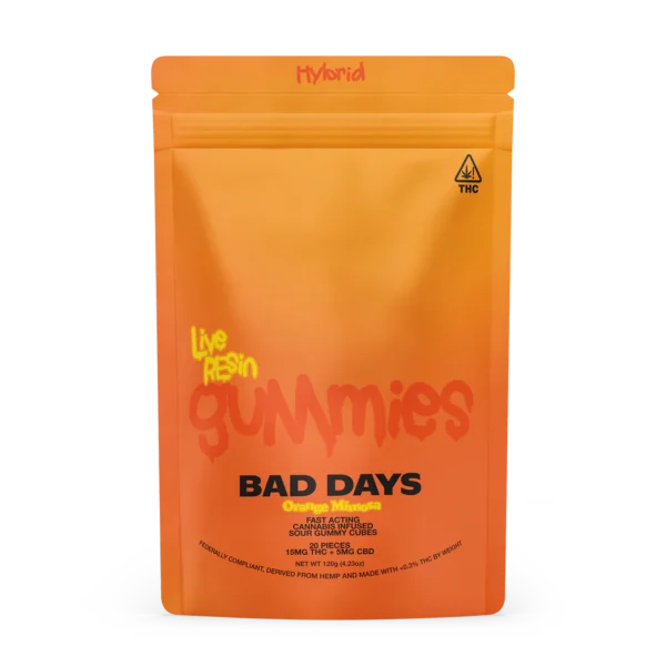 Bad Days Live Resin THC Gummies 400mg - Image 3